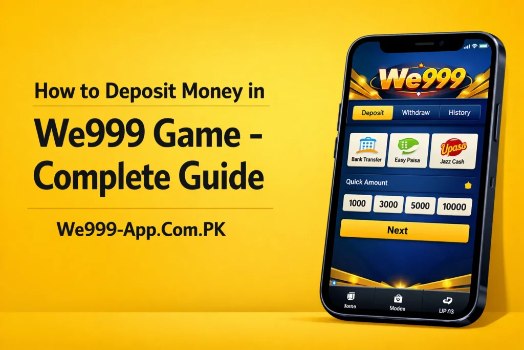 Deposit Money in We999 Game