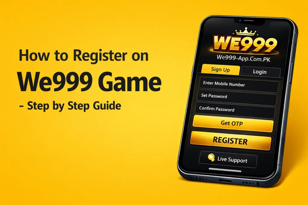 Register on We999 Game